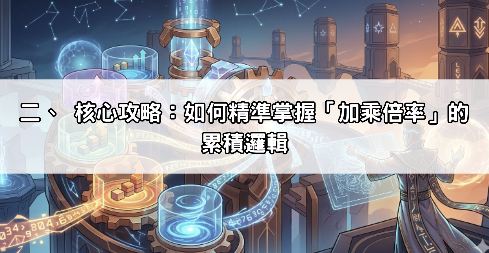 二、 核心攻略：如何精準掌握「加乘倍率」的累積邏輯
